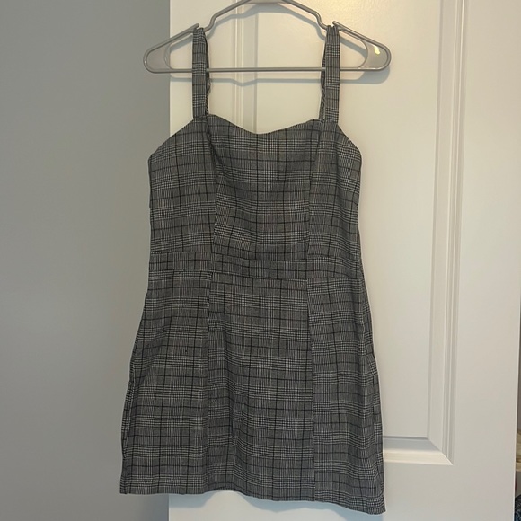 Black and White Checkered Mini Dress Forever 21 - Picture 1 of 6